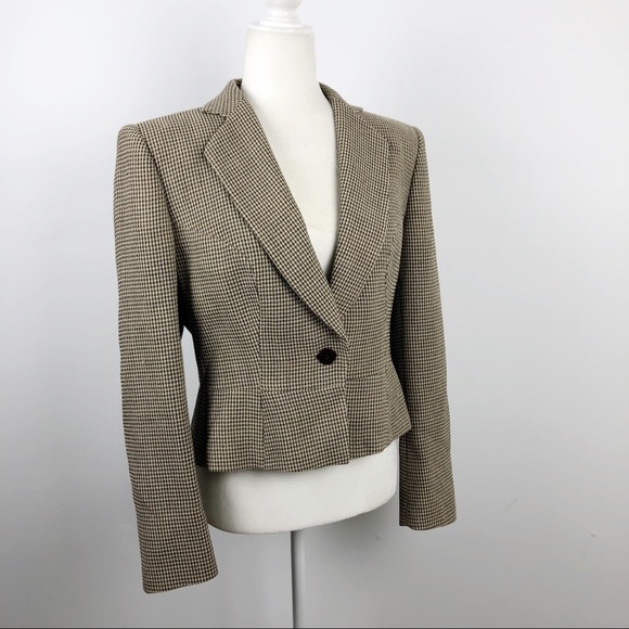 Giorgio Armani Le Collezione Checkered Jacket 10 - Picture 4 of 16